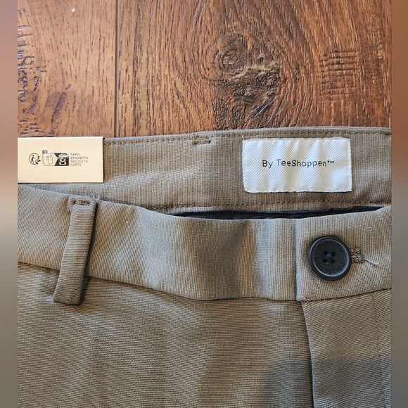 TeeShoppen The Original Performance Pants in Olive | Size 36/36 | NWT - Picture 7 of 13